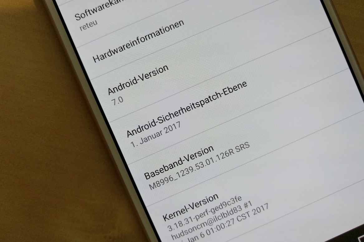 Android Sicherheitspatch Header