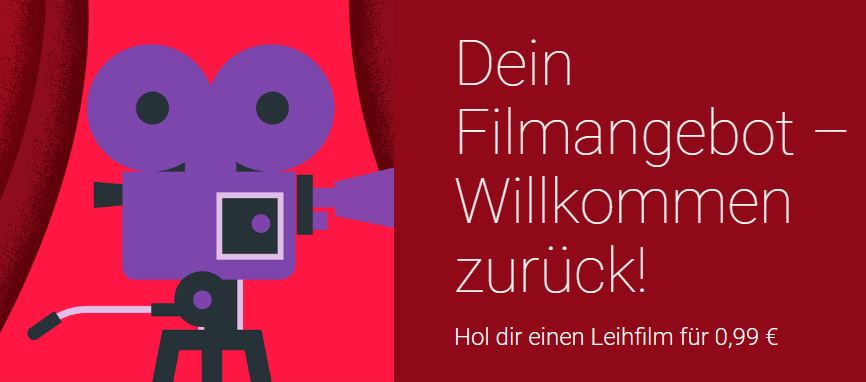 Google Play Filme 99 Cent Angebot