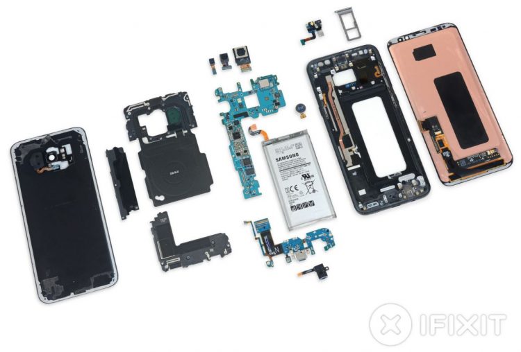 Samsung GalaxyS8 iFixit zerlegt