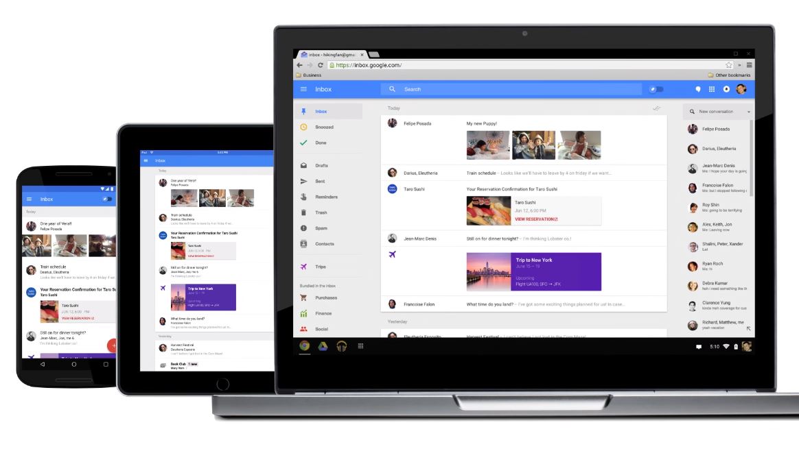 Google Inbox Logo Header