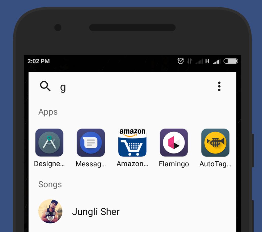 Fast Finder Header