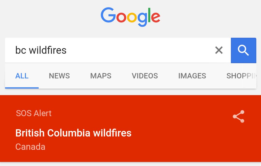 Google SOS Alert