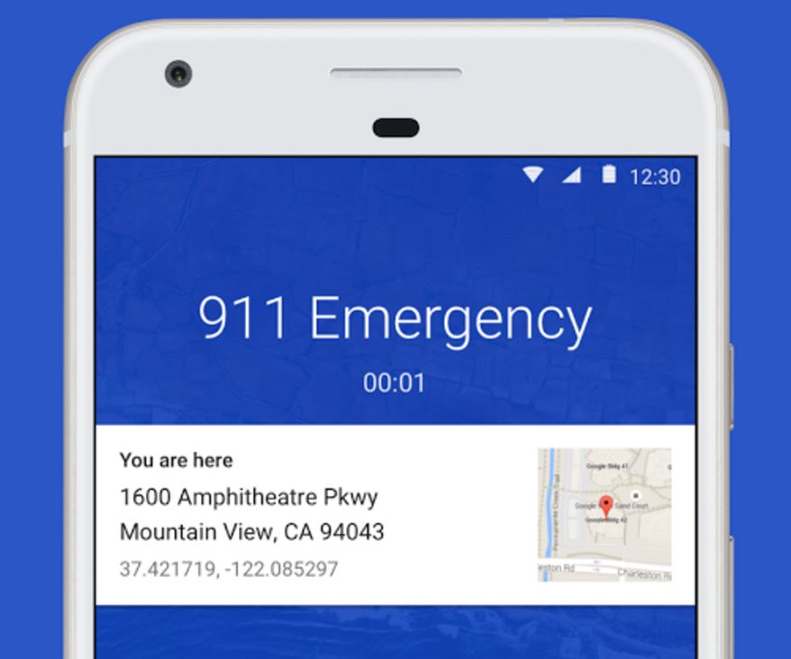 Google Telefon App Notruf Standort