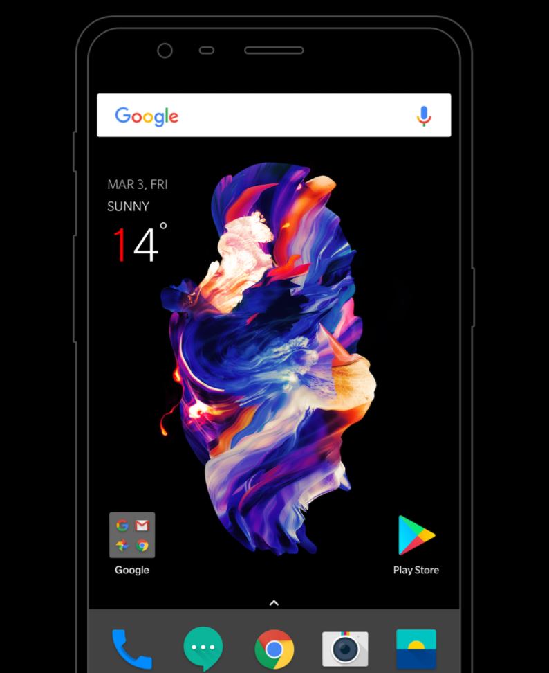 OnePlus Launcher Header