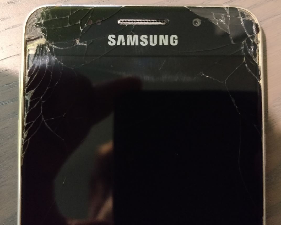 Samsung Defektes Smartphone Displayschaden Header