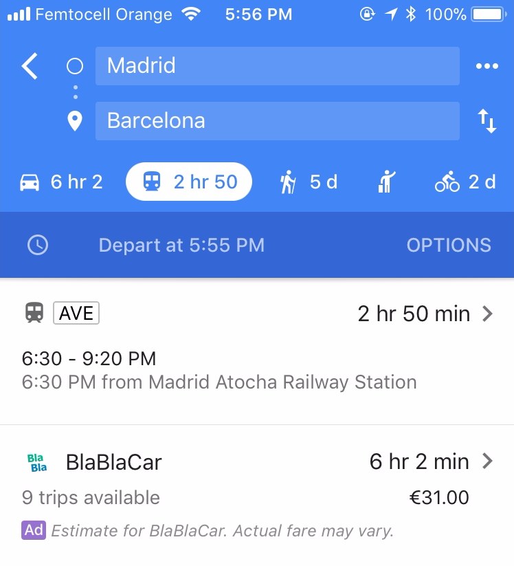 BlaBlaCar Maps