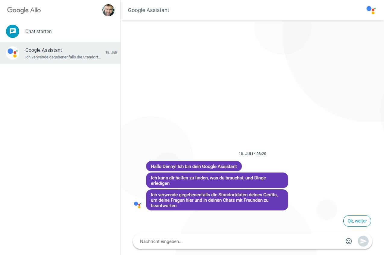 Google Allo Web