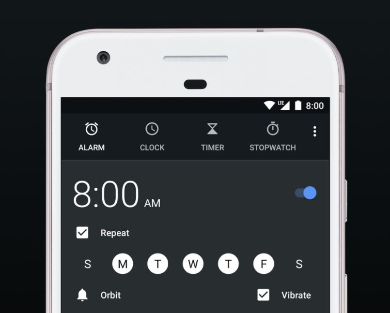 Google Uhr Design-Update Juli 2017