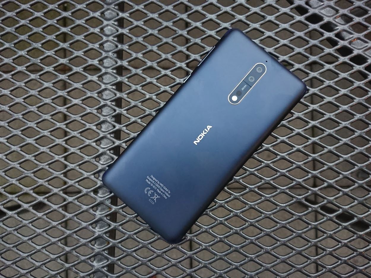 Nokia 8 Test Rückseite