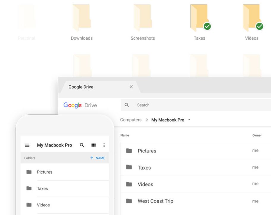 Google Backup & Sync Header