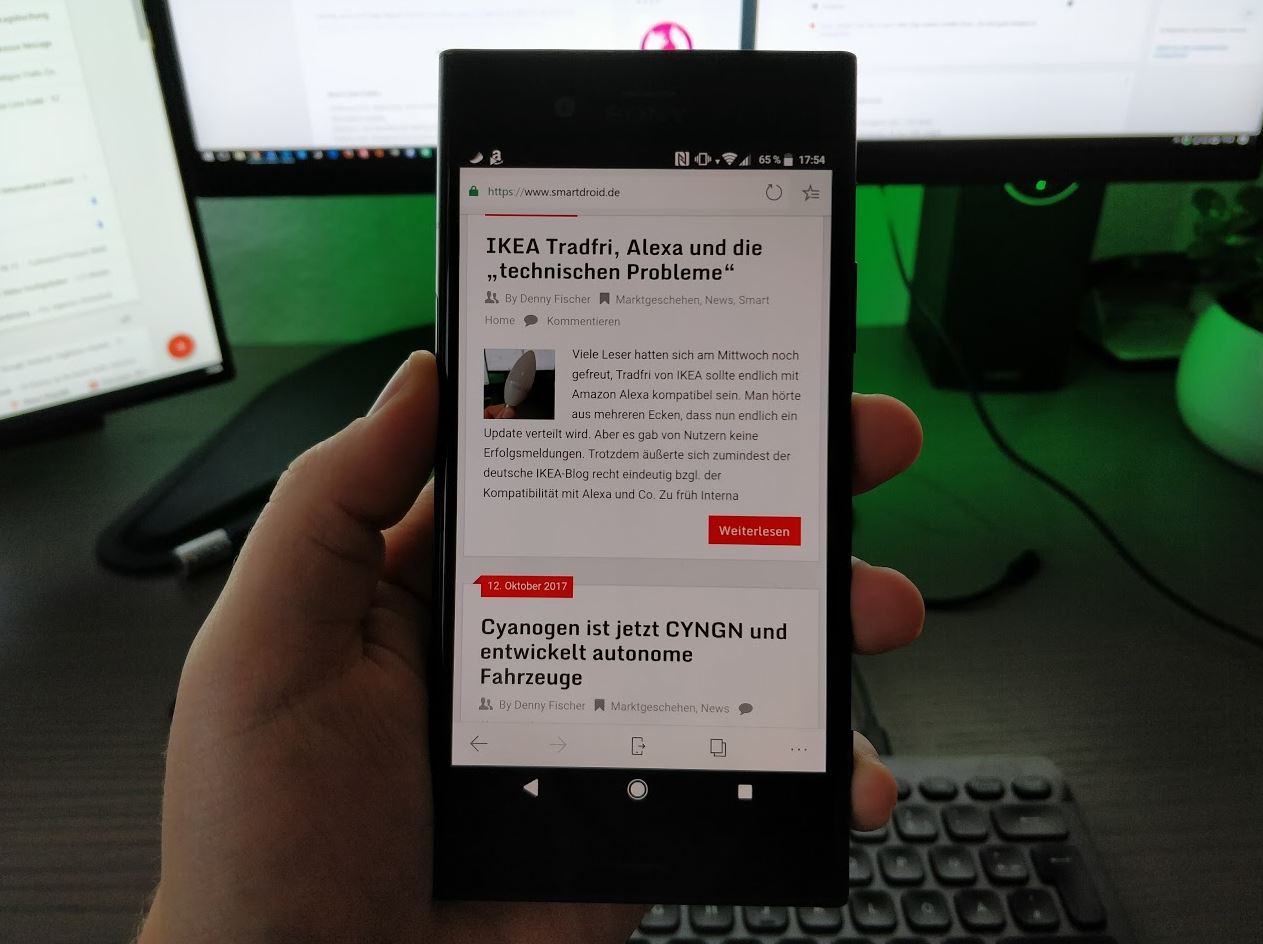 Microsoft Edge Browser Header