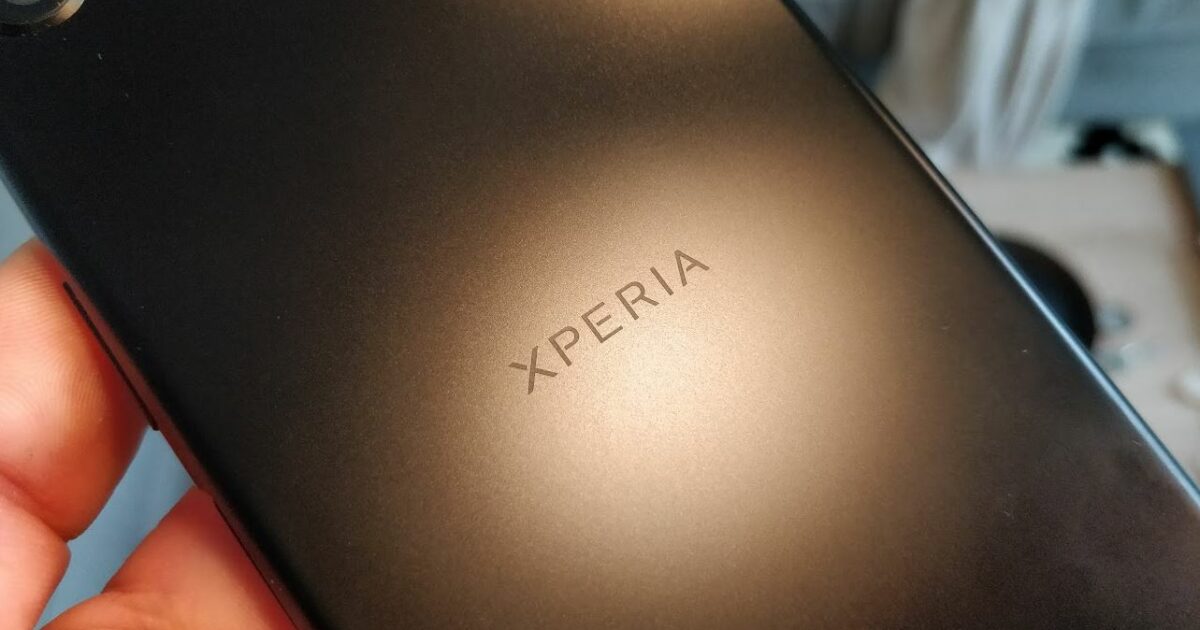 Sony Xperia XZ1 Test (7) Xperia Schriftzug Header