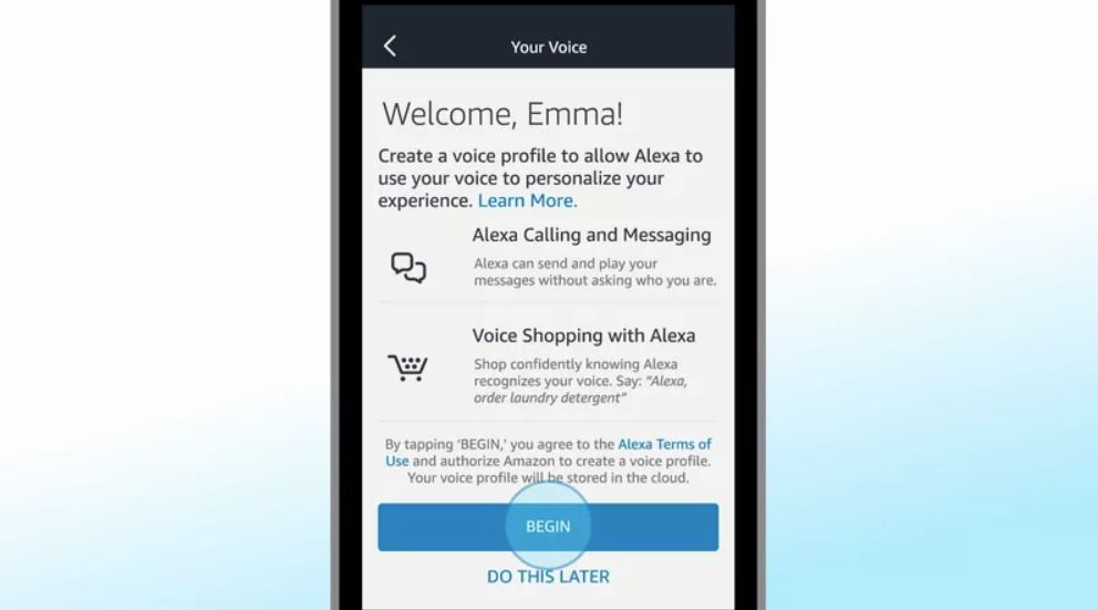 Stimmen Profile Alexa