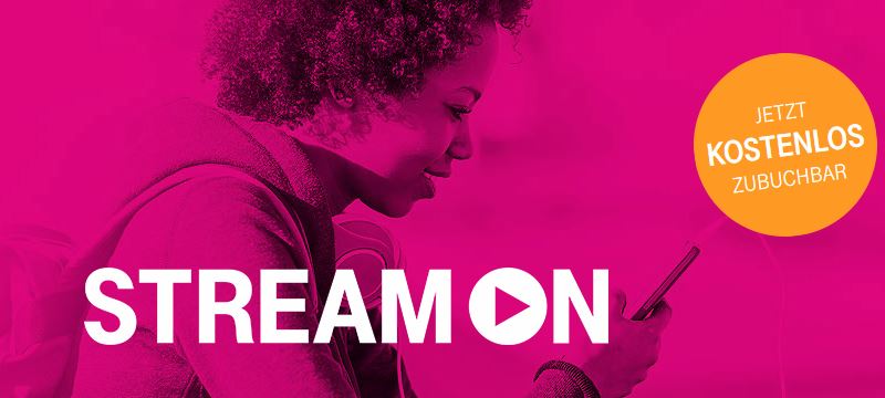 Telekom StreamOn Header