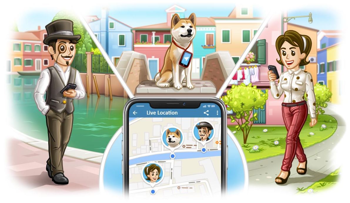 Telegram Live-Standort
