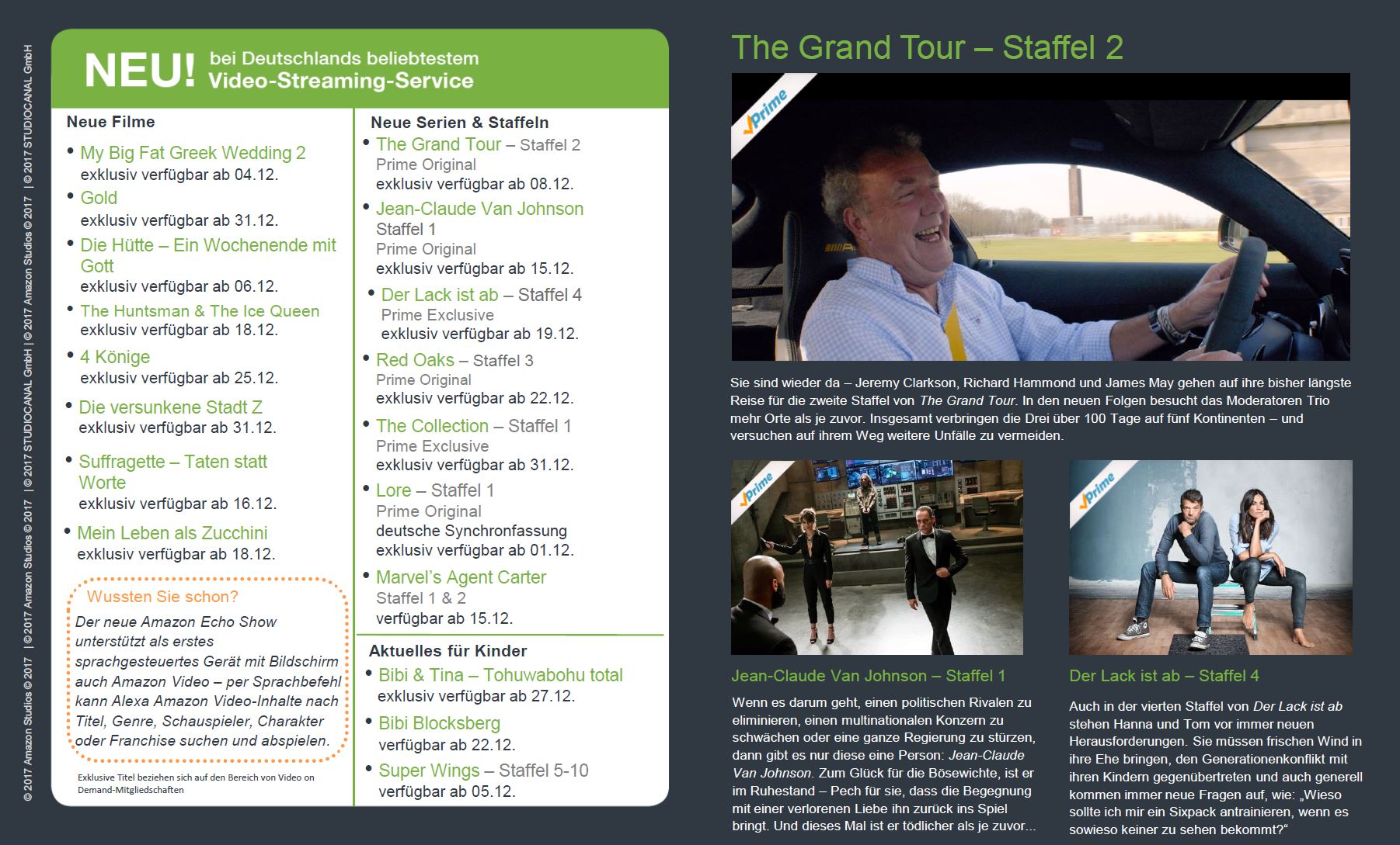 Diese Highlights hat Amazon Prime Video im Dezember für uns