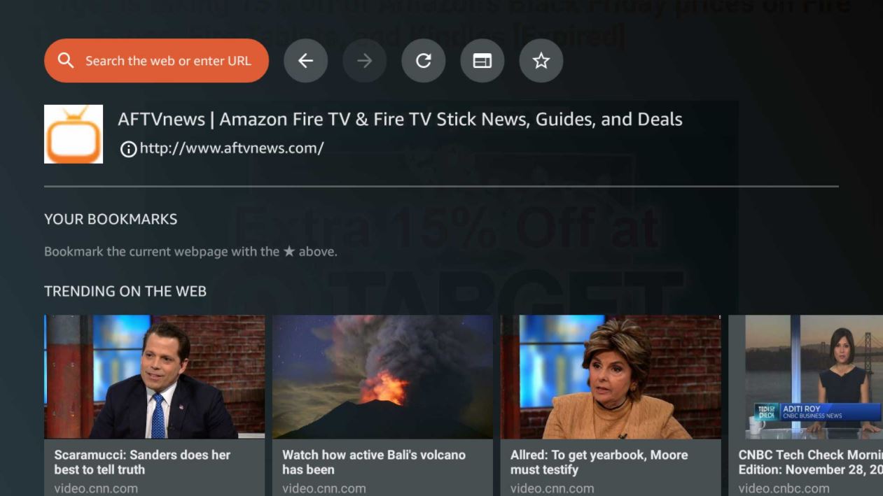 Fire TV Silk Browser