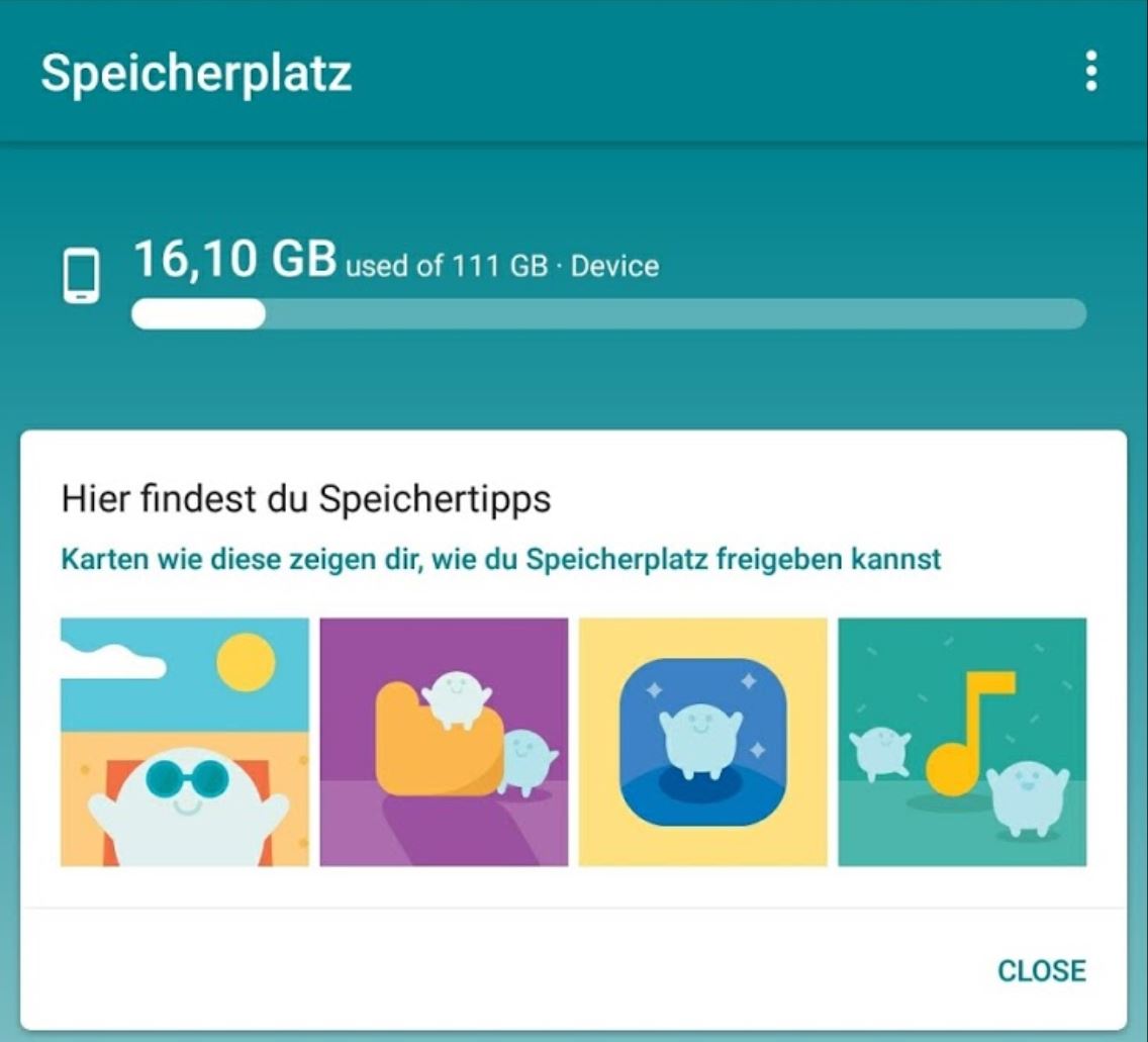Google Files Go Header