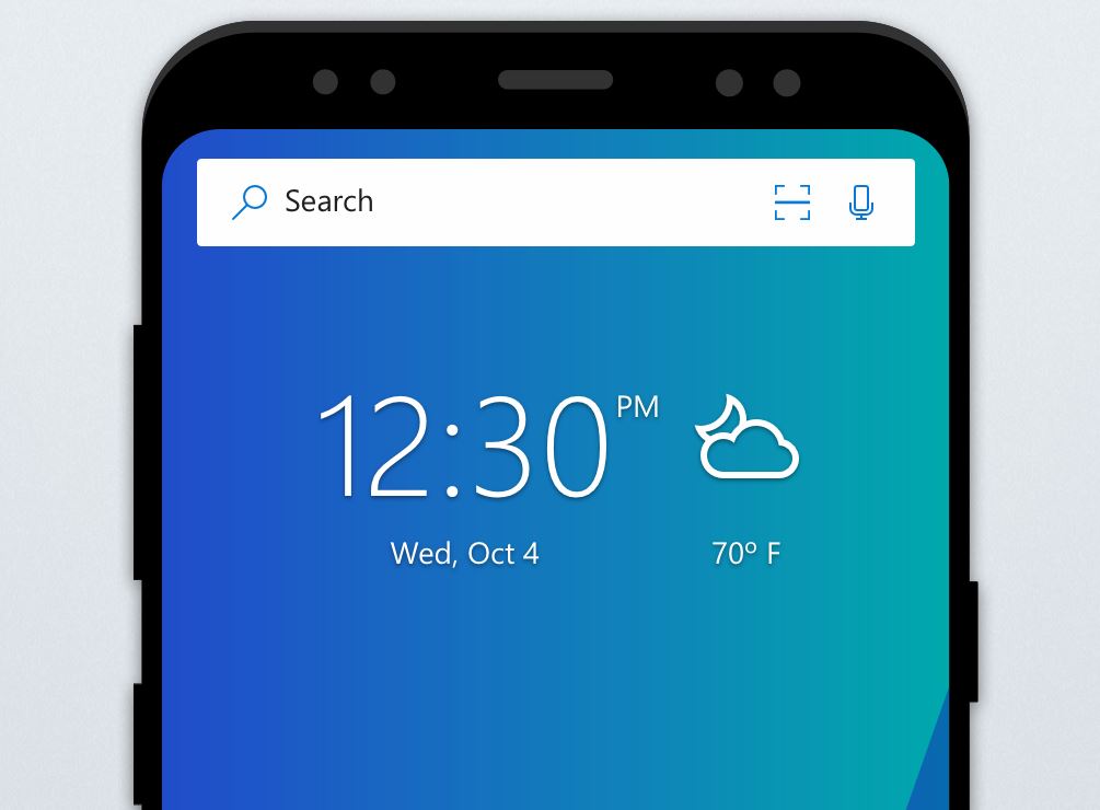 Microsoft Launcher Header