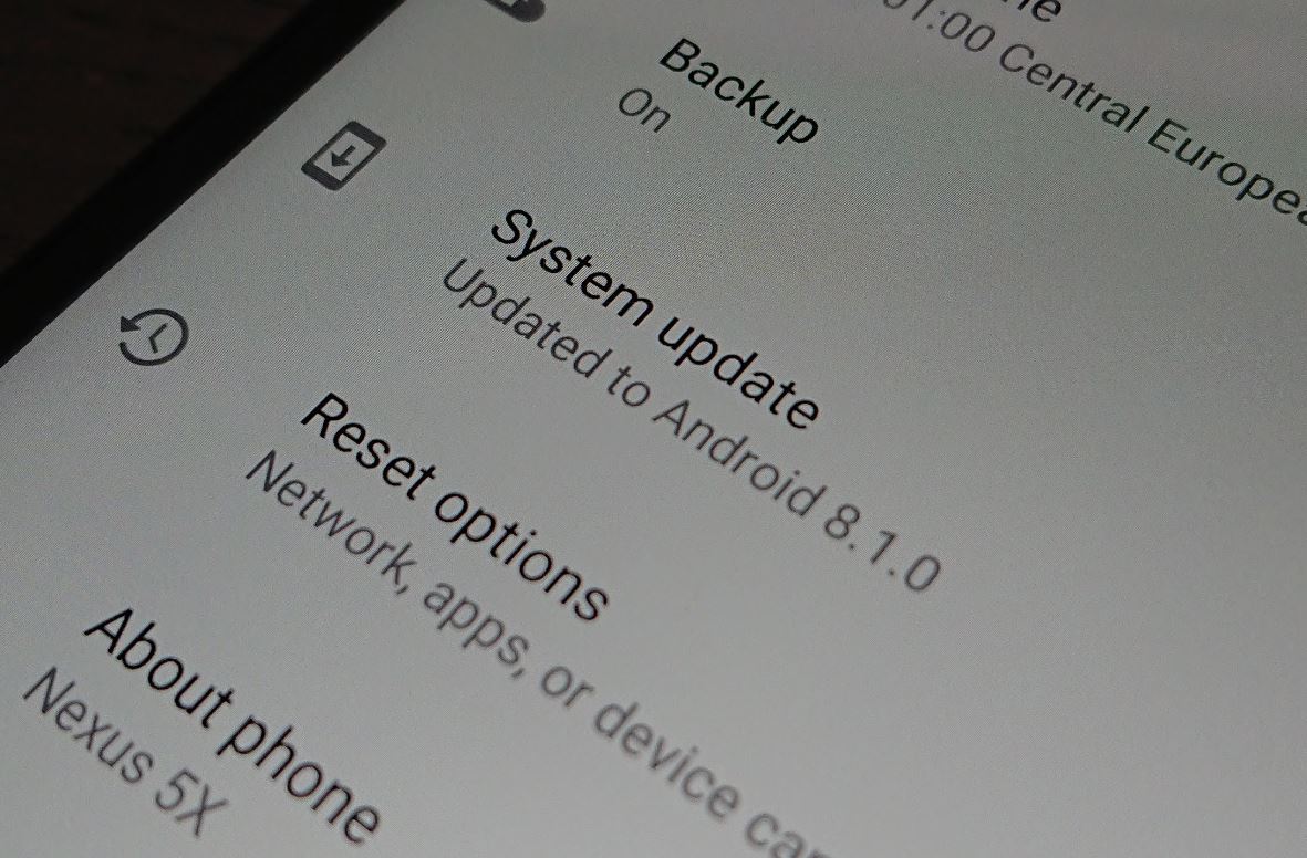 Android 8.1.0 Header