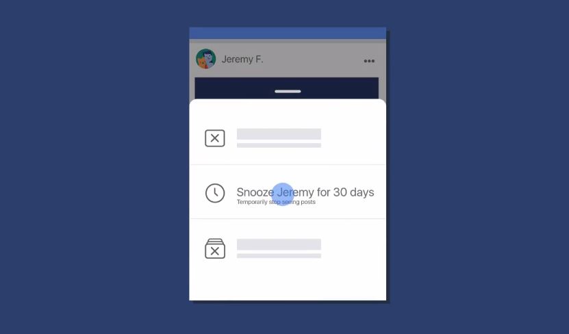 Facebook Snooze