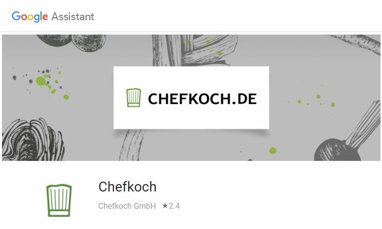 Google Assistant Chefkoch