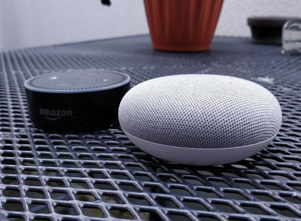 Google Home Mini Amazon Echo Dot Vergleich