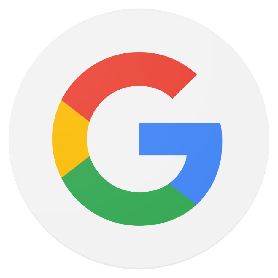 Google Logo Header rund