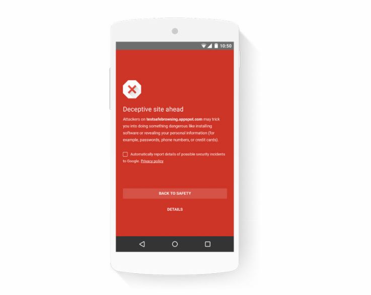 Google Safe Browsing Header