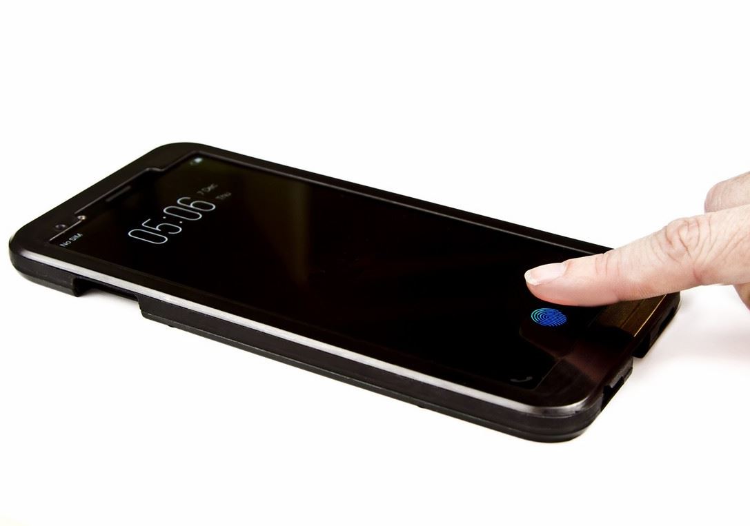 Synaptics Fingerabdrucksensor unter dem Display