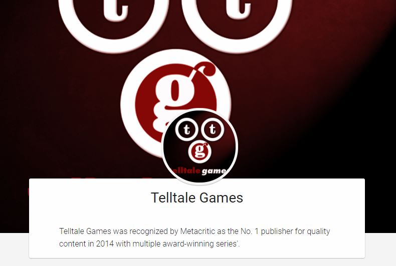 Telltale Games Google PLay
