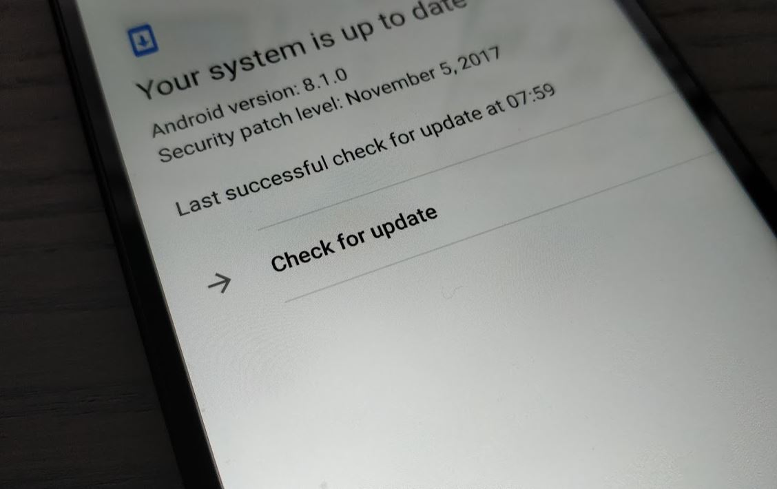 Update-Taste Android Header Auf Updates prüfen