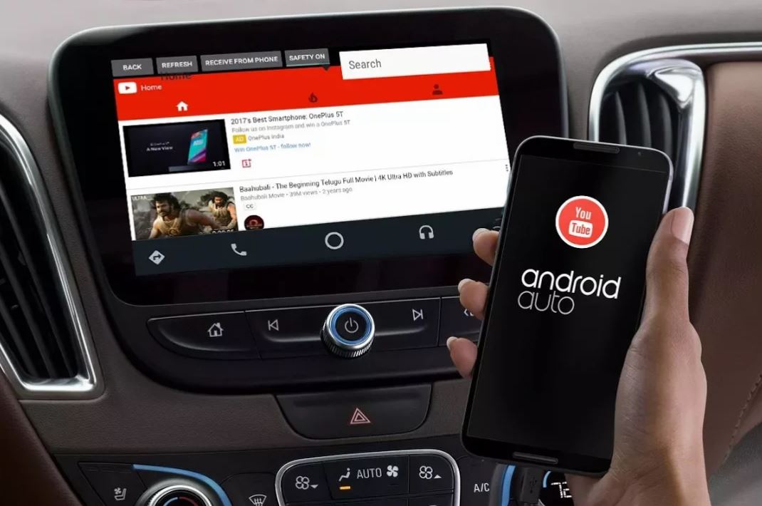 Android Auto, YouTubeAuto