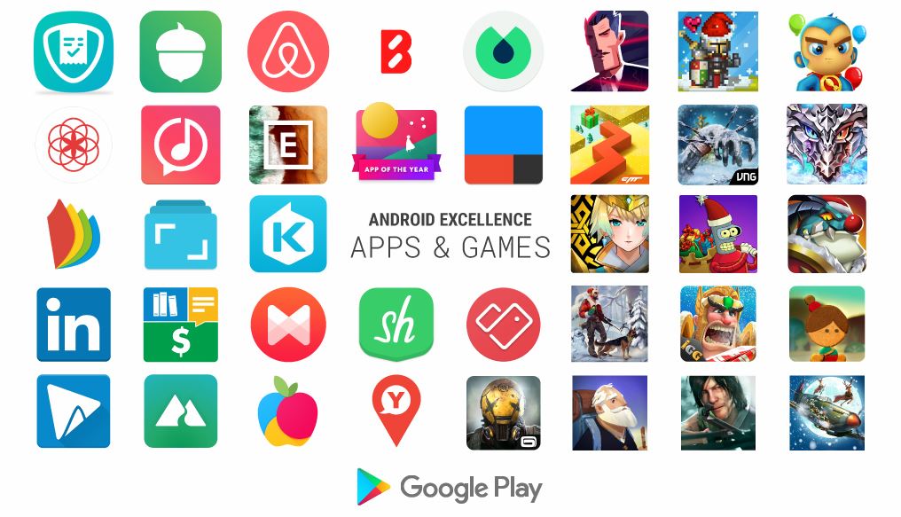 Android Excellence Games und Apps Januar 2018