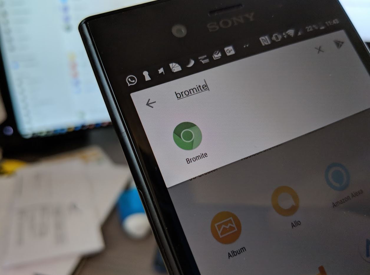 Bromite Browser Header