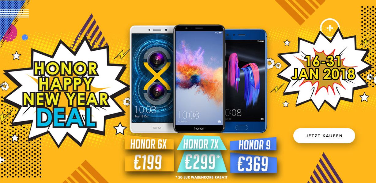 Honor New Year Deal 2018
