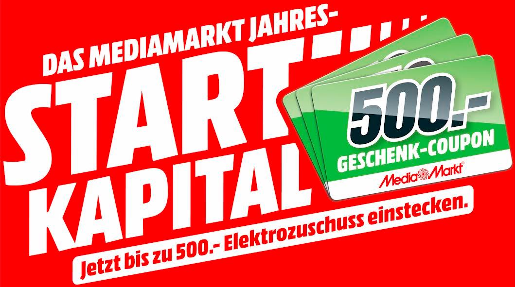 MediaMarkt Geschenk-Coupon-Aktion Januar 2018