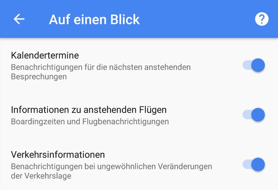 Pixel Launcher Überblick Widget Einstellungen