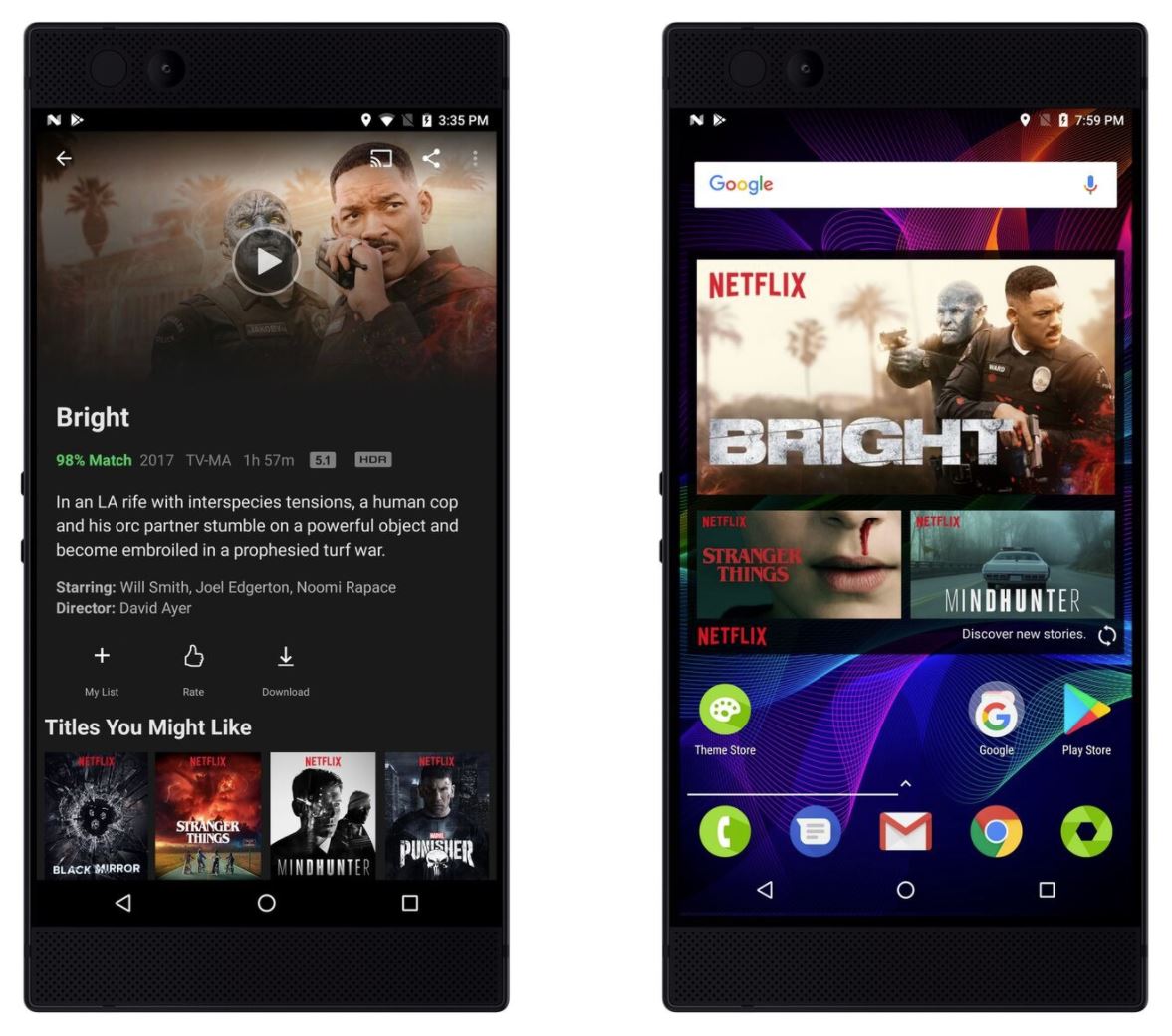 Razer Phone Netflix