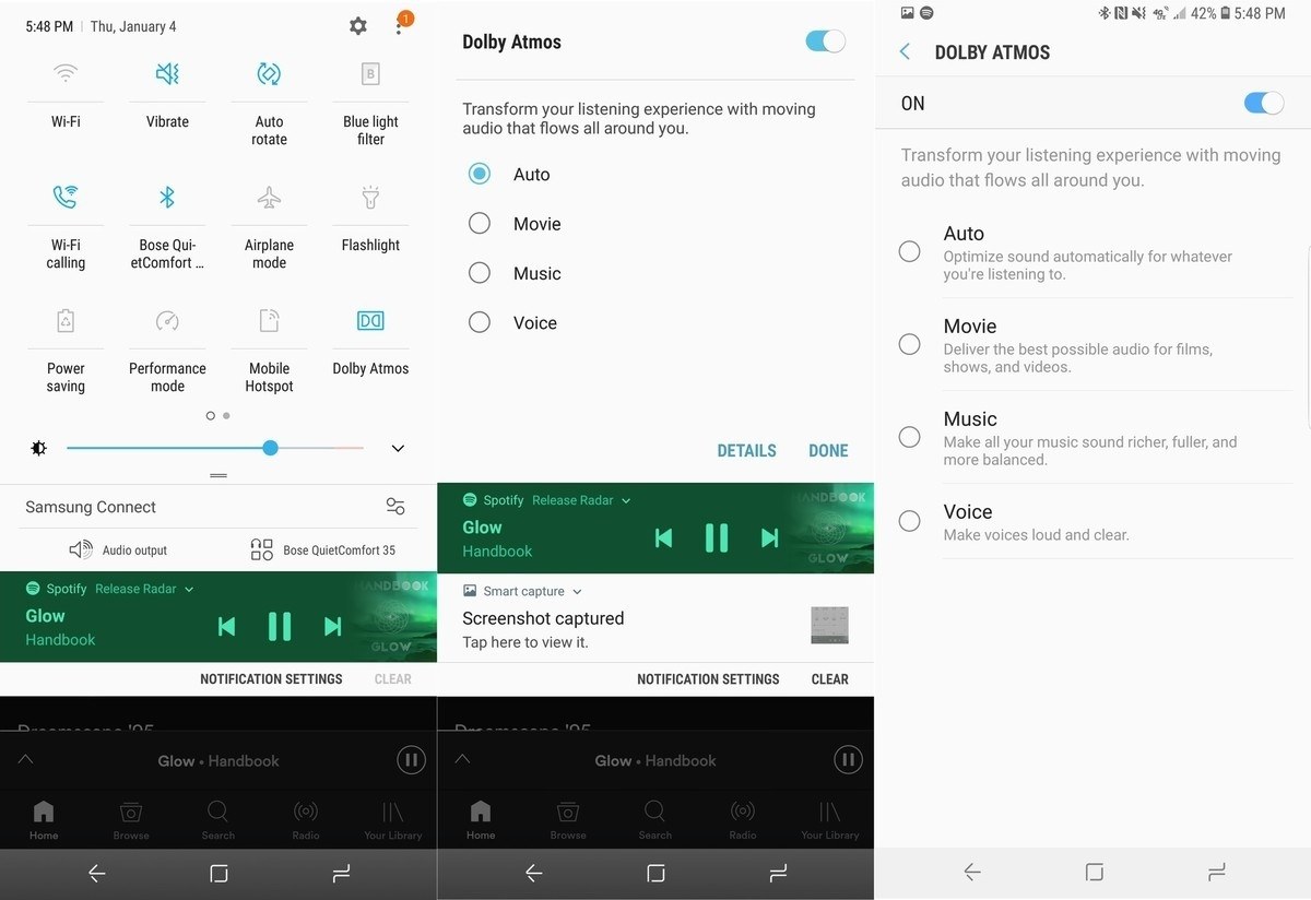 dolby atmos galaxy s8