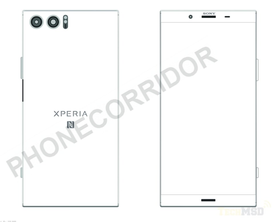 Sony Xperia XZ Pro Skizze