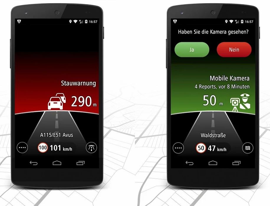 TomTom Blitzer Header