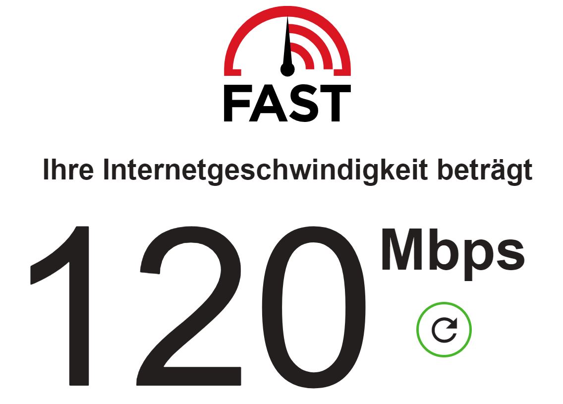 fast.com Screenshot