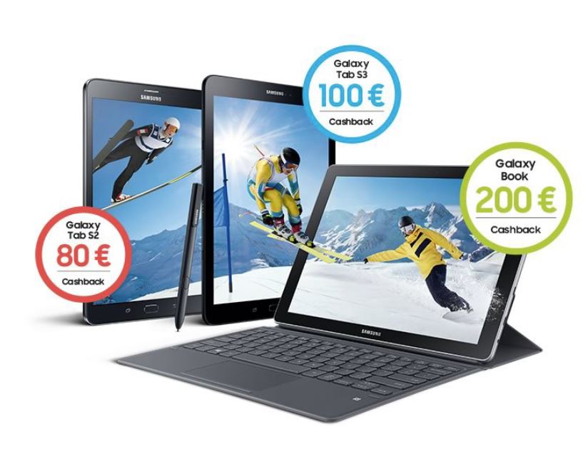 Samsung Tablet Cashback Feb 2018