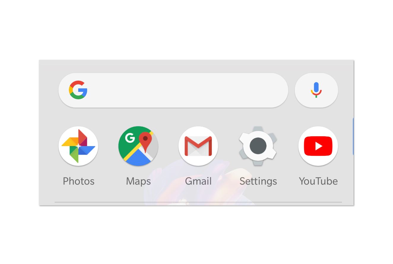 geteilte Search Bar Header