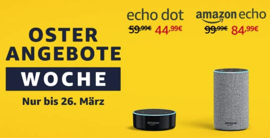 Amazon Oster-Woche mit Echo Rabatt