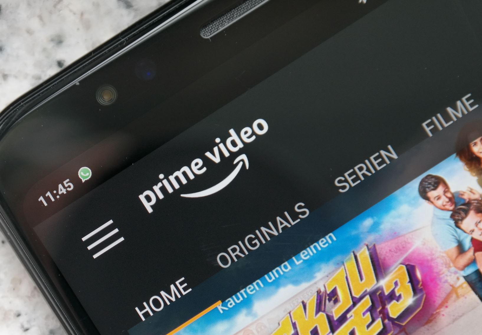 Amazon Prime Video Header
