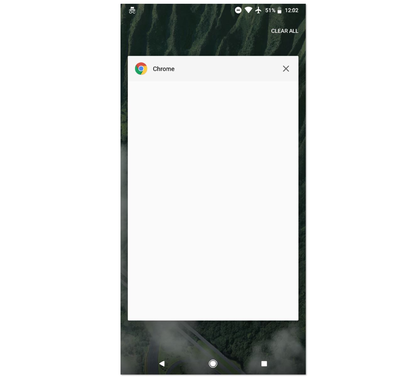 Chrome 65 Inkognito Tab Screenshot