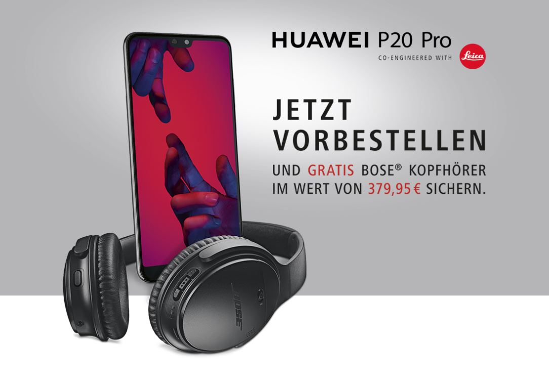 Huawei P20 Pro Kopfhörer-Aktion