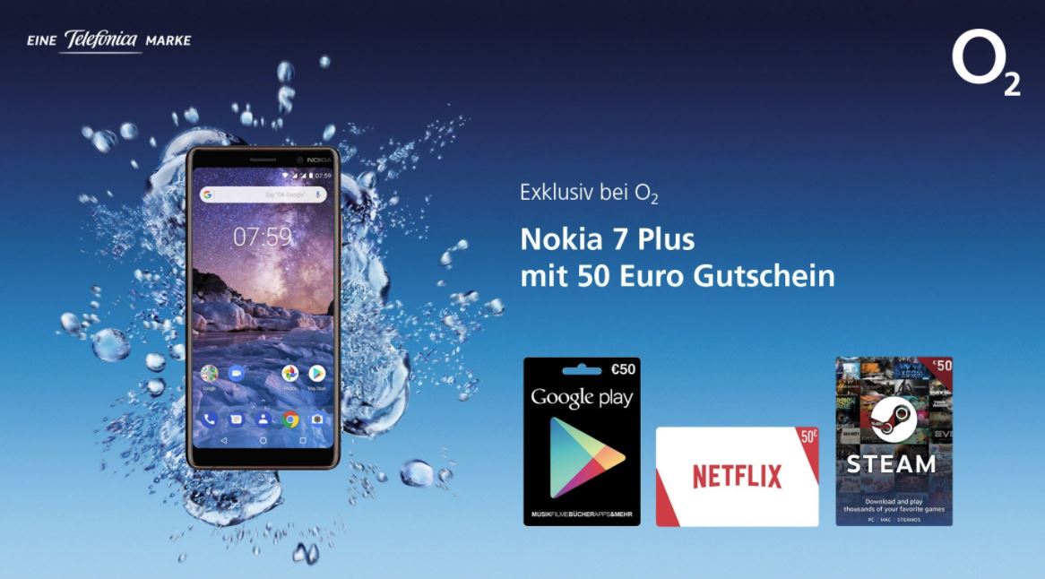 Nokia 7 Plus O2 Gutschein